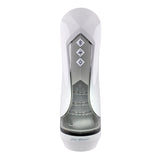 Zero Tolerance STROKING BUDDY - White USB Rechargeable Vibrating & Thrusting Stroker - MASTURBATORS