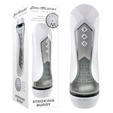 Zero Tolerance STROKING BUDDY - White USB Rechargeable Vibrating & Thrusting Stroker - MASTURBATORS