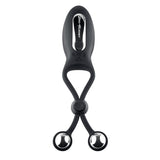 Zero Tolerance THE BIG BANG - Black USB Rechargeable Vibrating Lasso Cock Ring - COCK RINGS