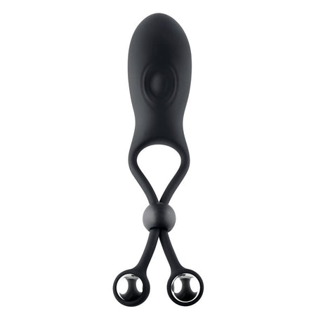 Zero Tolerance THE BIG BANG - Black USB Rechargeable Vibrating Lasso Cock Ring - COCK RINGS