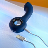 Zero Tolerance THE REACH - Blue 13.8 cm USB Rechargeable Vibrating Anal Plug - Anal Toys