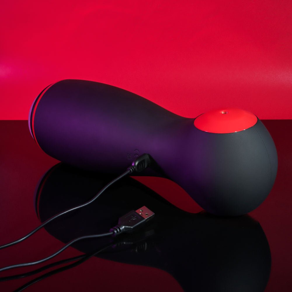 Zero Tolerance TIGHT SQUEEZE - USB Rechargeable Vibrating, Squeezing & Talking Stroker - MASTURBATORS
