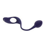 Zero Tolerance TIP TO TAIL - Blue USB Rechargeable Vibrating Butt Plug with Vibrating Cock Ring - Anal Toys