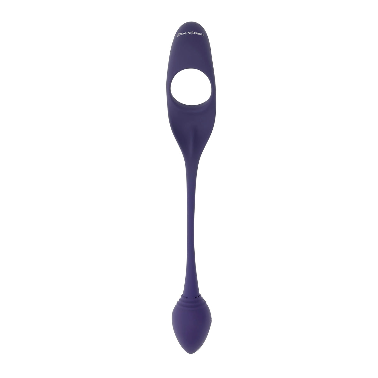Zero Tolerance TIP TO TAIL - Blue USB Rechargeable Vibrating Butt Plug with Vibrating Cock Ring - Anal Toys