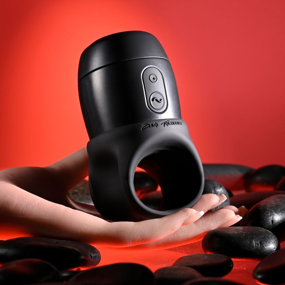 Zero Tolerance WET IT BE - Black USB Rechargeable Vibrating and Self Lubricating Stroker - MASTURBATORS
