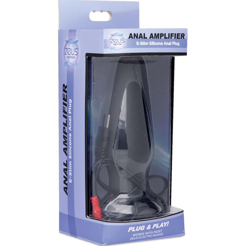 Zeus Anal Amplifier Silicone eStim Plug - Adult Toys
