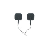 Zeus Deluxe Black Electro Pads 2 Pk - Adult Toys