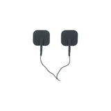 Zeus Deluxe Black Electro Pads 2 Pk - Adult Toys