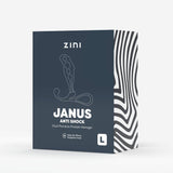 Zini Janus Anti Shock - Large - Black Large Prostate Massager - Anal Toys