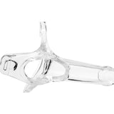 Zoro Knight 6in Hollow Shaft Clear Strap On - Adult Toys