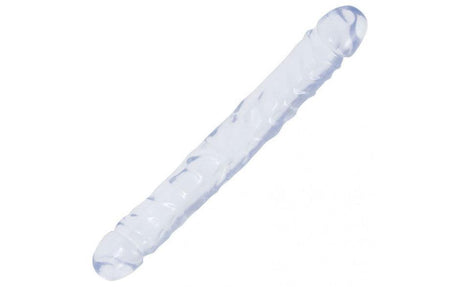12 in Jr. Double Dong Clear - Adult Toys