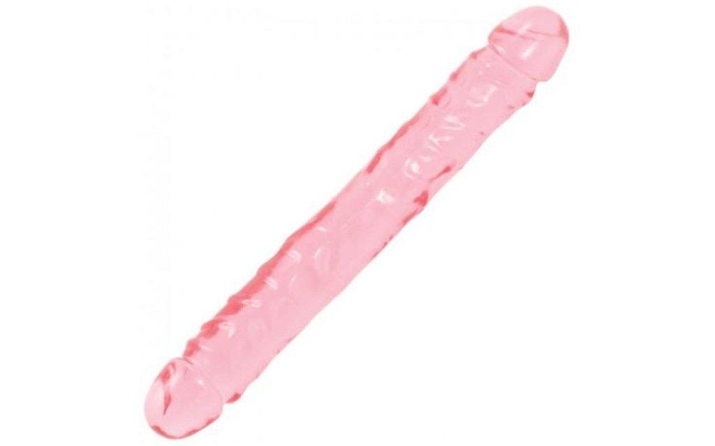 12 in Jr. Double Dong Pink - Adult Toys