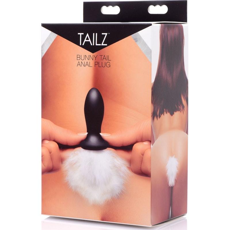White Bunny Tail Anal Plug - Naughty by Nature Adult Store