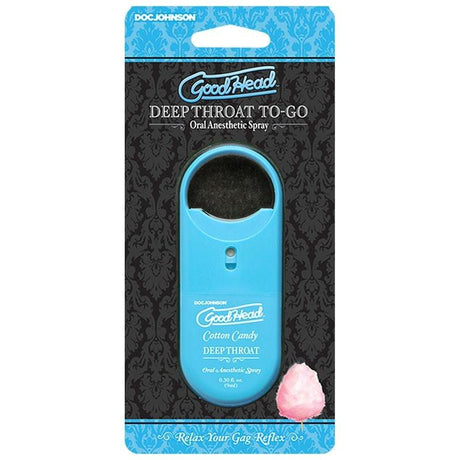 GoodHead ToGo Deep Throat Spray Cotton Candy 9ml - Naughty by Nature Adult Store