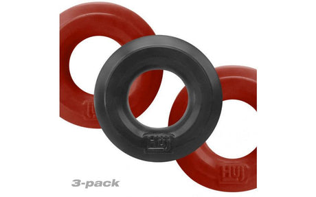 3 Pc Cockings by HunkyJunk Red/Tar Ice - Adult Toys
