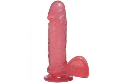 7 in Realistic Cock With Balls Pink - Naughty by Nature Adult Store