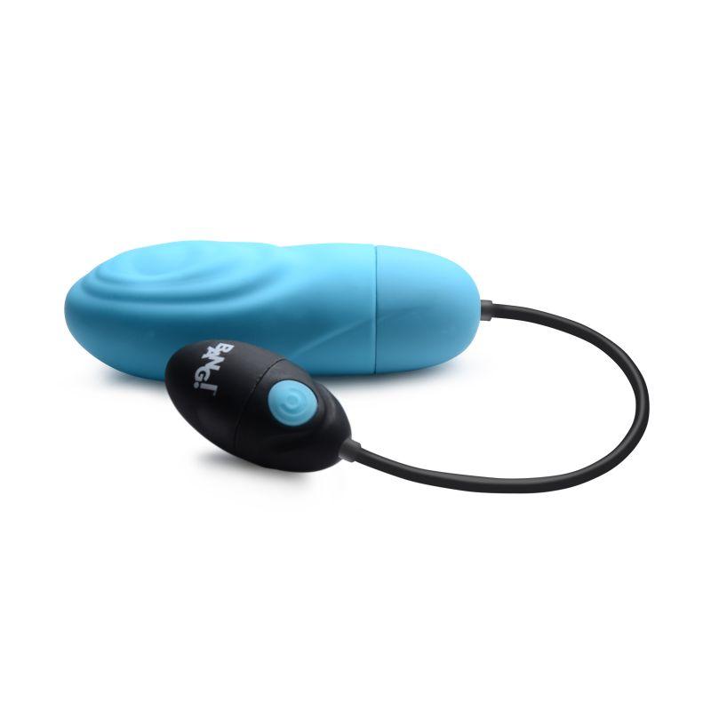 7X Pulsing Rechargeable Bullet Blue - Adult Toys