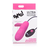 7X Pulsing Rechargeable Bullet Pink - Adult Toys
