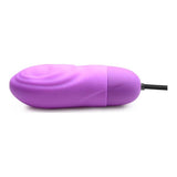 7X Pulsing Rechargeable Bullet Purple - Adult Toys