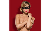 A700 Black Mask with Ribbon Tie - Lingerie