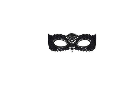 A700 Black Mask with Ribbon Tie - Lingerie