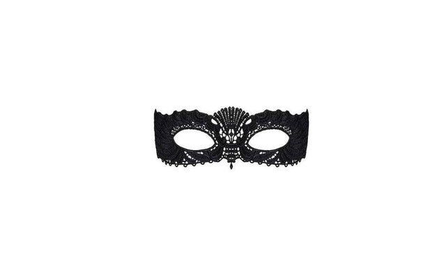 A700 Black Mask with Ribbon Tie - Lingerie