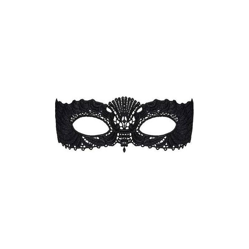 A700 Black Mask with Ribbon Tie - Lingerie