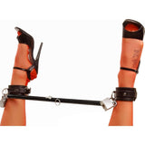 Adjustable Steel Spreader Bar Black - Adult Toys