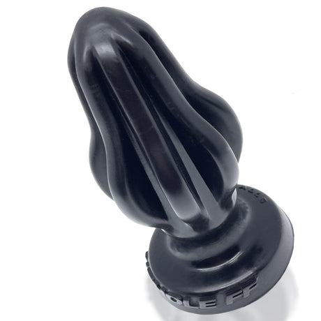 Airhole - 1 Finned Buttplug Black - Adult Toys