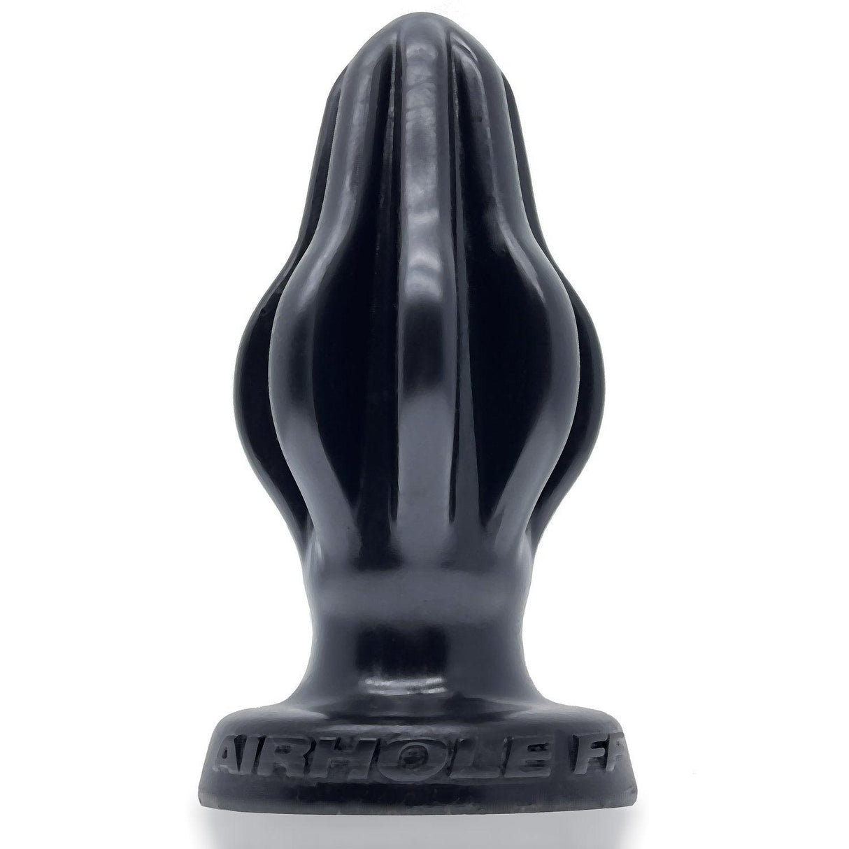 Airhole-2 Finned Buttplug Black - Naughty by Nature Adult Store