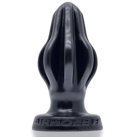 Airhole-2 Finned Buttplug Black - Naughty by Nature Adult Store