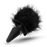 Anal Adventures Platinum Rabbit Tail Plug - Adult Toys