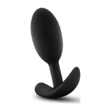 Anal Adventures Platinum Silicone Vibra Slim Plug Medium - Adult Toys