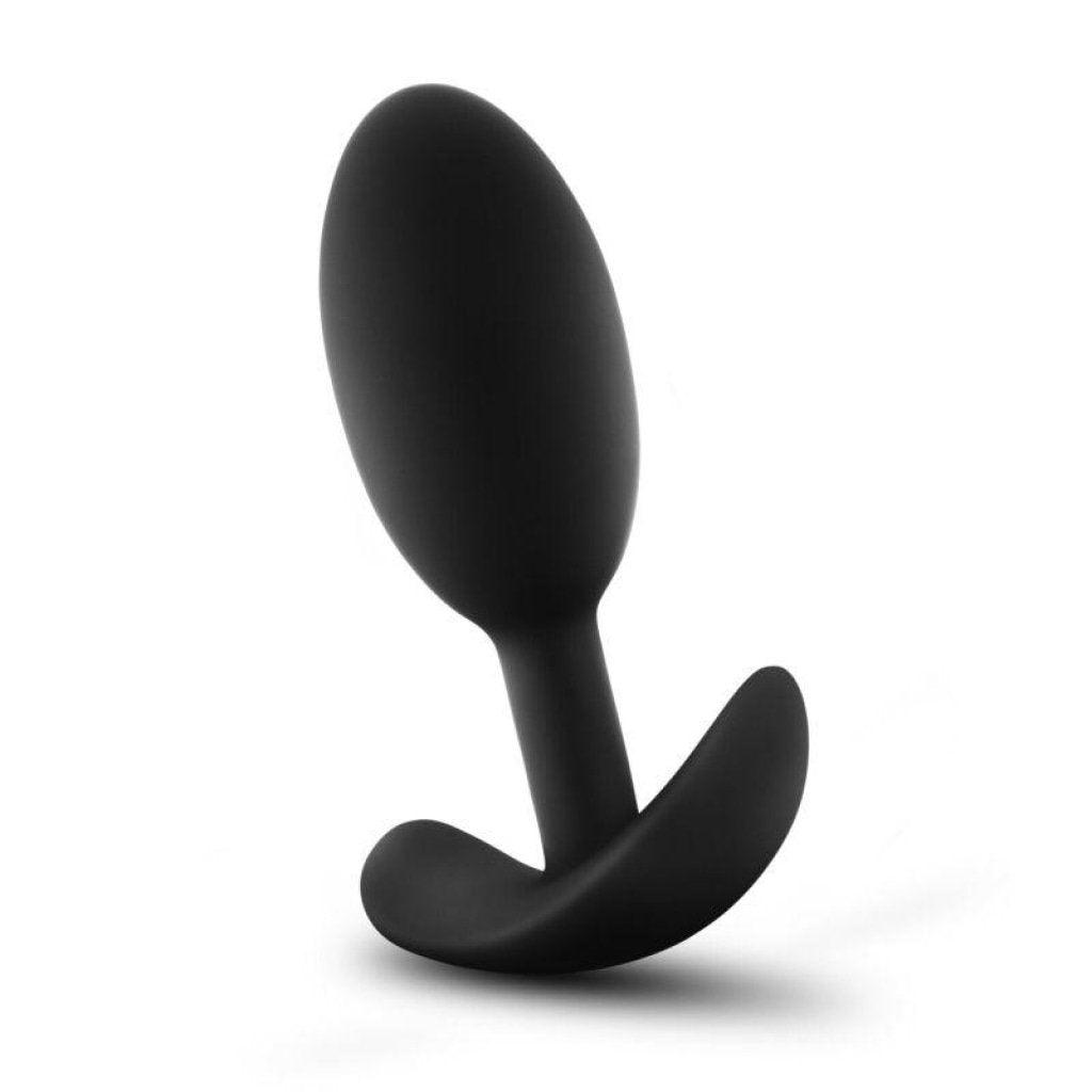 Anal Adventures Platinum Silicone Vibra Slim Plug Medium - Naughty by Nature Adult Store