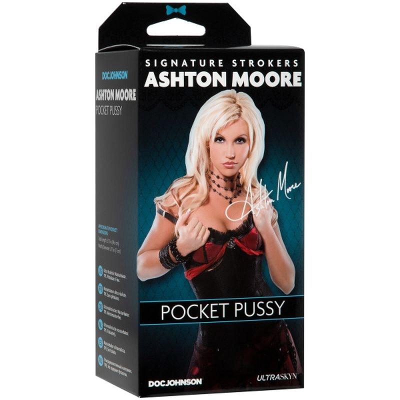 Ashton Moore Ultraskyn Pocket Pussy Vanilla - Adult Toys
