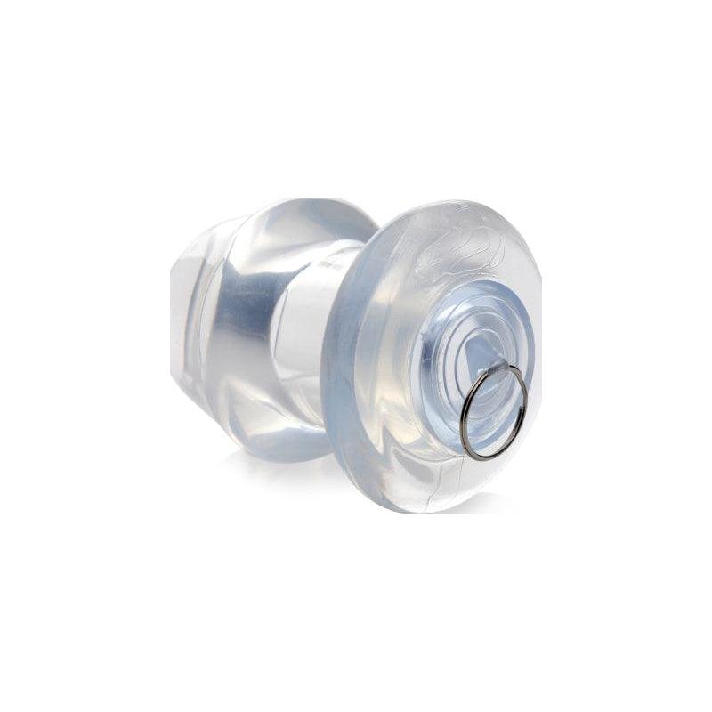Ass Bung Clear Hollow Anal Dilator 3.5in Large - Adult Toys