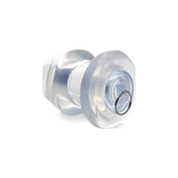 Ass Bung Clear Hollow Anal Dilator 3.5in Large - Adult Toys