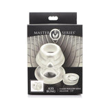 Ass Bung Clear Hollow Anal Dilator 3.5in Large - Adult Toys