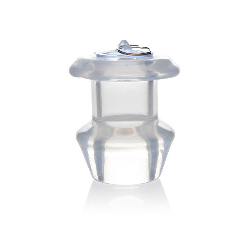 Ass Bung Clear Hollow Anal Dilator 3.5in Large - Adult Toys