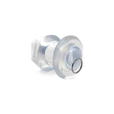 Ass Bung Clear Hollow Anal Dilator 3in Medium - Adult Toys