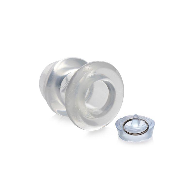 Ass Bung Clear Hollow Anal Dilator 3in Medium - Adult Toys