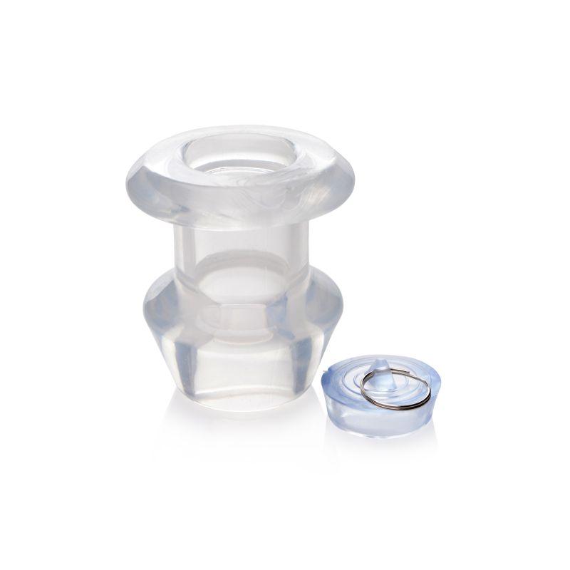 Ass Bung Clear Hollow Anal Dilator 3in Medium - Naughty by Nature Adult Store