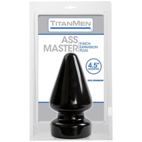 Ass Master 4.5in Black - Adult Toys