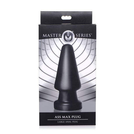 Ass Max Plug Large Anal Plug Black - Naughty by Nature Adult Store