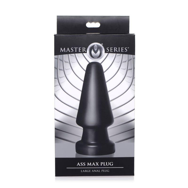 Ass Max Plug Large Anal Plug Black - Naughty by Nature Adult Store