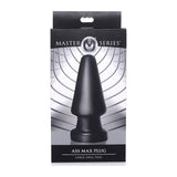 Ass Max Plug Large Anal Plug Black - Naughty by Nature Adult Store