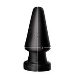 Ass Max Plug Large Anal Plug Black - Naughty by Nature Adult Store