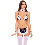 At Your Service Maid 6 Pc Black/White - Lingerie