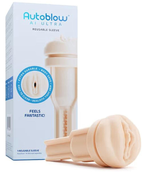 Autoblow AI Ultra Vagina Sleeve - Beige - MASTURBATORS - PREMIUM
