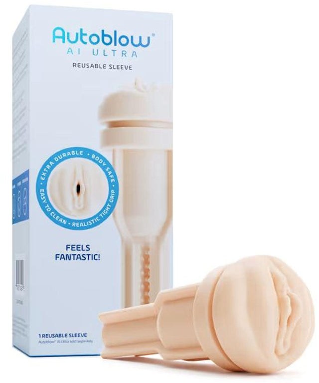 Autoblow AI Ultra Vagina Sleeve - Beige - MASTURBATORS - PREMIUM
